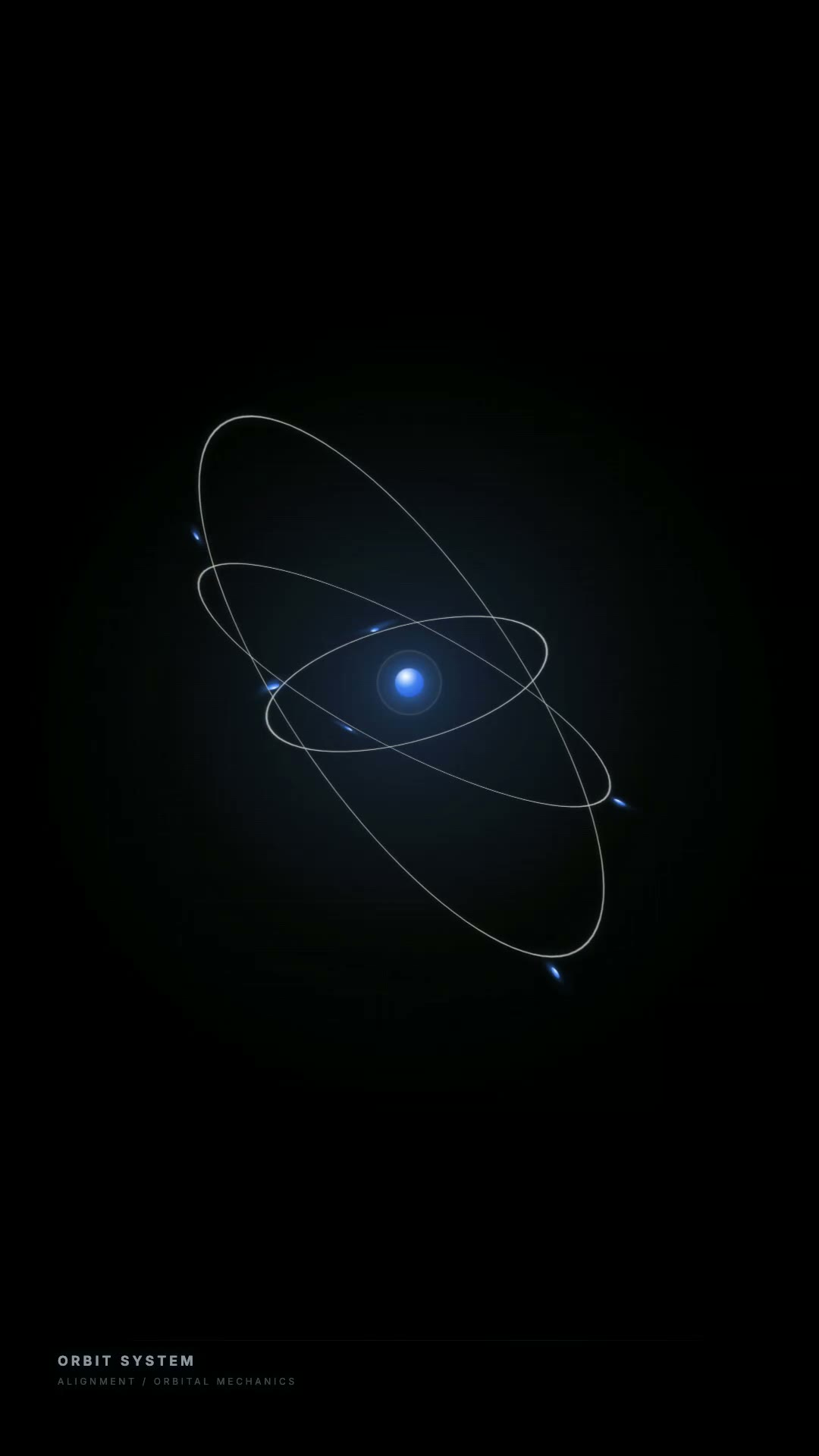 Orbit motion graphic frame
